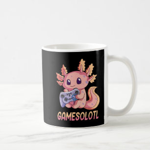Gamesolotl Axolotl Video Gamer Kawaii Pastel Goth Coffee Mug