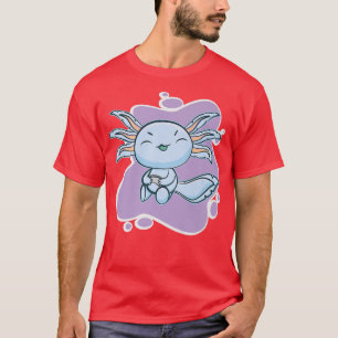 Gamesolotl Blue Aolotl Playing Video Gamer Walking T-Shirt