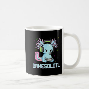 Gamesolotl Cute Axolotl Video Gamer Kawaii Anime B Coffee Mug