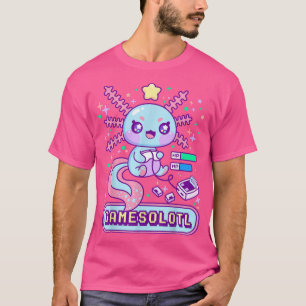 Gamesolotl Gamer Aolotl Kawaii Cute Anime Pastel G T-Shirt