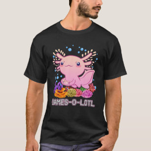 Gamesolotl Gamer Kawaii Anime Pastel Goth Cute Axo T-Shirt