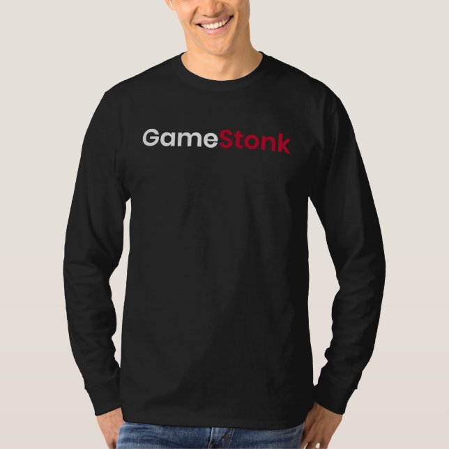 Gamestonk to the F'ing Moon Stop Game Stonk T-Shirt (Front)