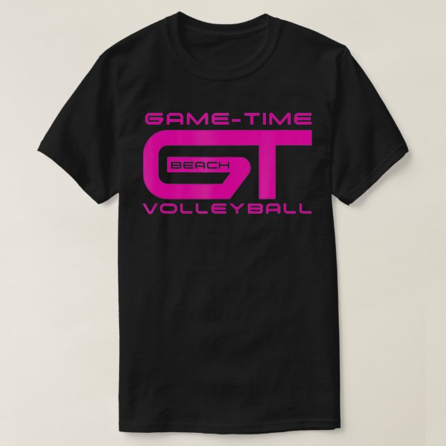 GameTime Hot Pink logo  T-Shirt (Design Front)