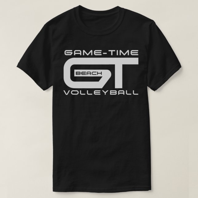 GameTime White logo  T-Shirt (Design Front)