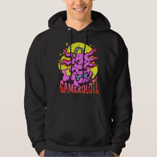 Gamexolotl  Gaming Axolotl Gamesolotl Axolotl Game Hoodie