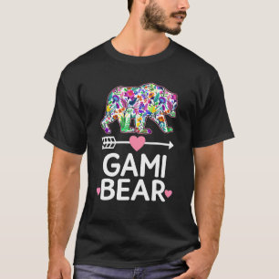 Gami Bear Mothers Day Floral Matching Family Outfi T-Shirt