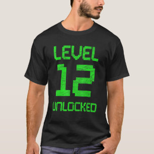 Gaming 12th Birthday Retro 12 Year Old Girls & Boy T-Shirt