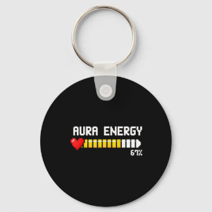 Gaming 67 Aura Energy 67 Percent Meme Gamer Retro  Key Ring