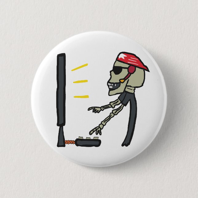 Gaming 6 Cm Round Badge (Front)