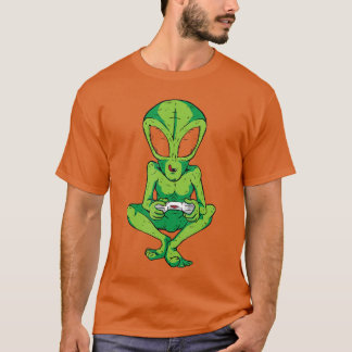 Gaming Alien Console Video Game Controller Cool Ga T-Shirt