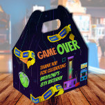 Gaming and Arcade Birthday Favour Box<br><div class="desc">This gaming and arcade favour box is perfect to gift your guests for attending your very special day! Fill it with your party game cards,  snacks and goodies! The design features arcade games bright colours fit for any age or gender! GAME ON!</div>