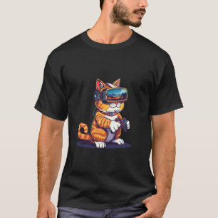 Gaming Animals- Cat Playing Console Video Games 1 T-Shirt