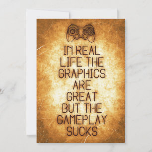 Gaming Are Great In Real Life Save The Date