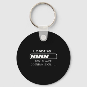 Gaming Baby Announcement, Loading New Player Joini Key Ring