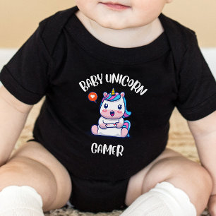Gaming Baby - Baby unicorn gamer Baby Bodysuit