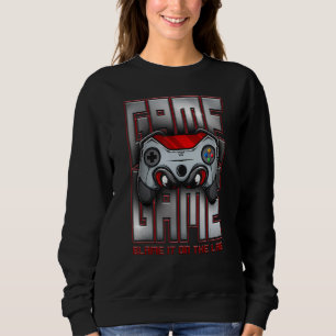 Gaming Blame It On The Lag Video Game Gamer Sweatshirt
