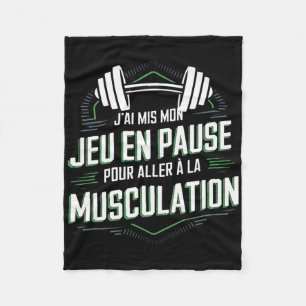 Gaming Bodybuilding Video Games Geek Gamer Gift Fo Fleece Blanket