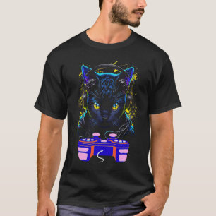 Gaming Bombay Cat Player Animal Video Gamer Men K T-Shirt
