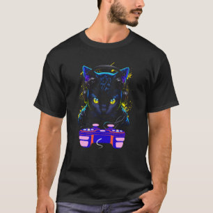Gaming Bombay Cat Player Animal Video Gamer Men Ki T-Shirt