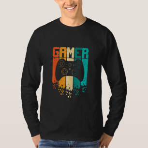 Gaming Boys Men Teens Gamer Retro Video Games Vint T-Shirt