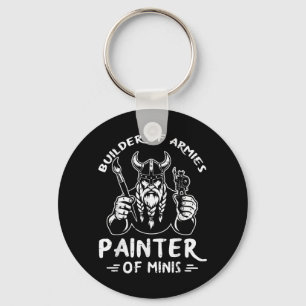 Gaming Builder Armies Painter Minis RPG Gamer Men Key Ring