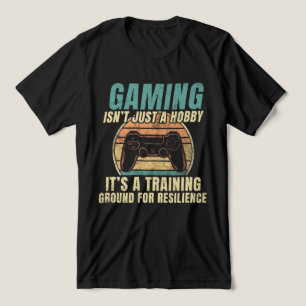 Gaming Builds Resilience– Embrace Challenges Tri-Blend Shirt