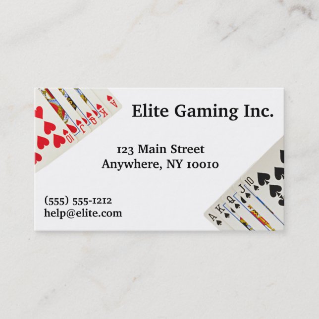 Gaming Business Card (Front)