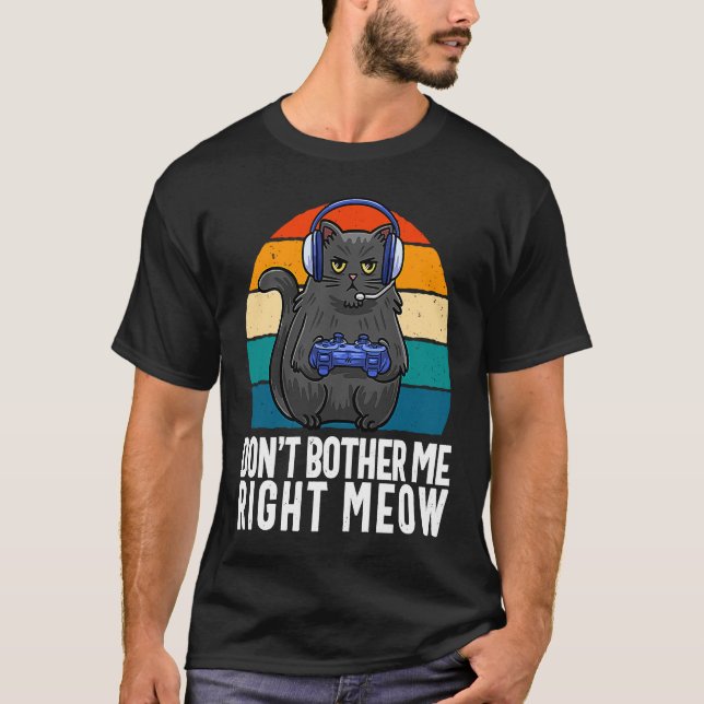 Gaming Cat Gaming Tee Ca Gamer (Front)