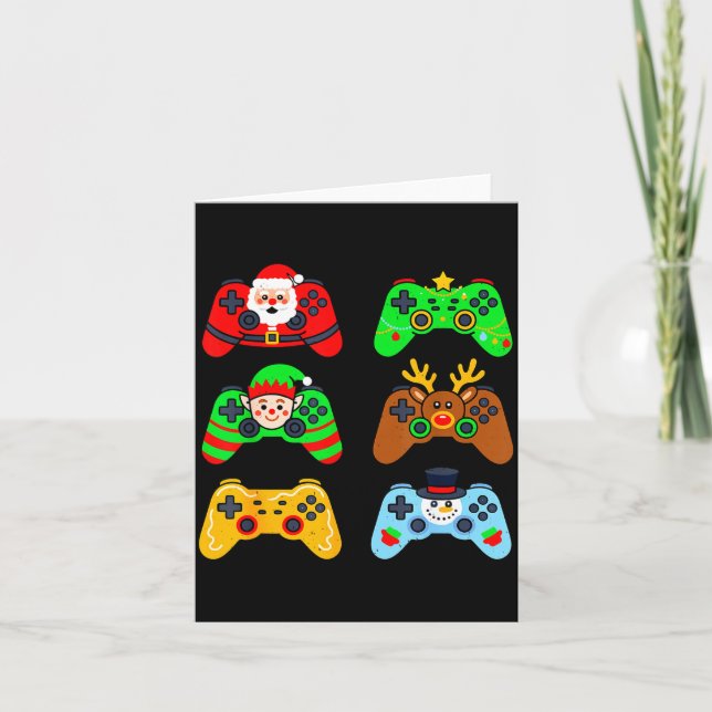 Gaming Christmas For Boys Gamer Youth Teens Men Xm Card (Front)