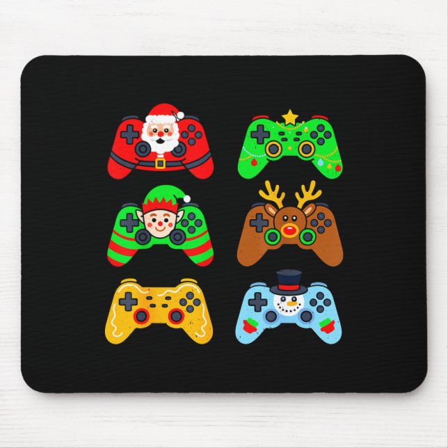 Gaming Christmas For Boys Gamer Youth Teens Men Xm Mouse Pad (Front)