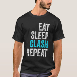 Gaming Clan Eat Sleep Clash Repeat Clans T-Shirt
