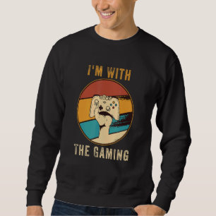 Gaming Controller Idea For Gamers Players Video Ga Sweatshirt