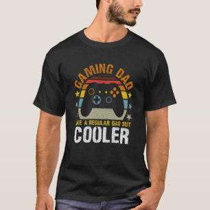 Gaming Dad Like A Regular Dad But Cooler Vintage D T-Shirt