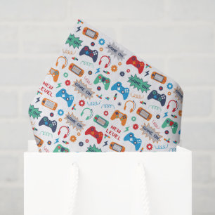 Gaming Decoupage Paper, Video Games Tissue Paper