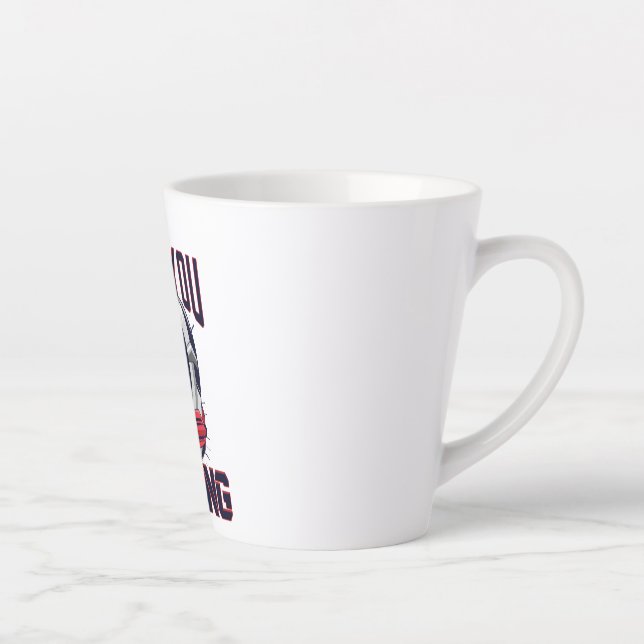 Gaming design with headset latte mug (Right)