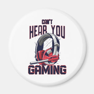 Gaming design with headset magnet