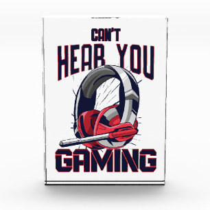 Gaming design with headset photo block