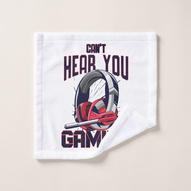 Gaming design with headset wash cloth (Wash Cloth)