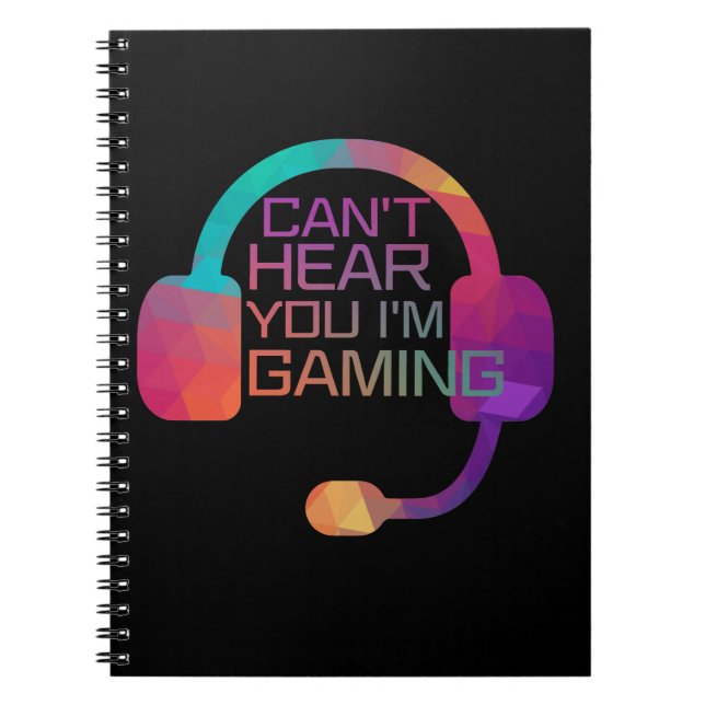 Gaming Earphones For Gamers Notebook (Front)