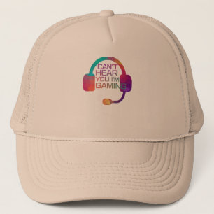 Gaming Earphones For Gamers Trucker Hat