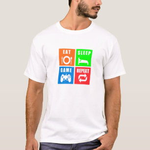 Gaming Eat Sleep Game Repeat Gaming T T-Shirt