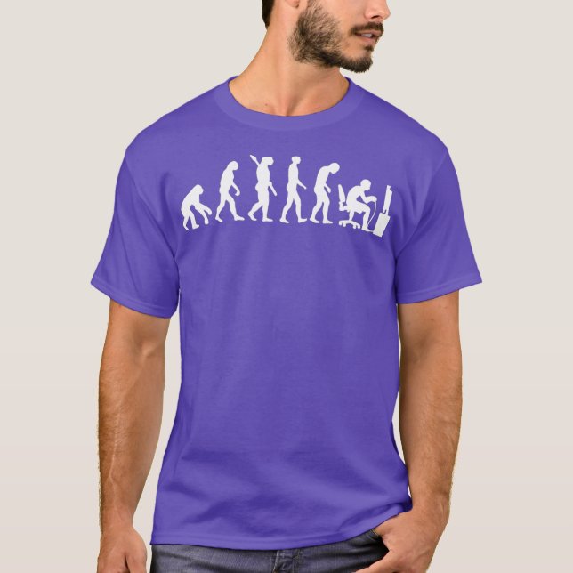 GAMING EVOLUTION Funny Retro Video Game Gamer T-Shirt (Front)
