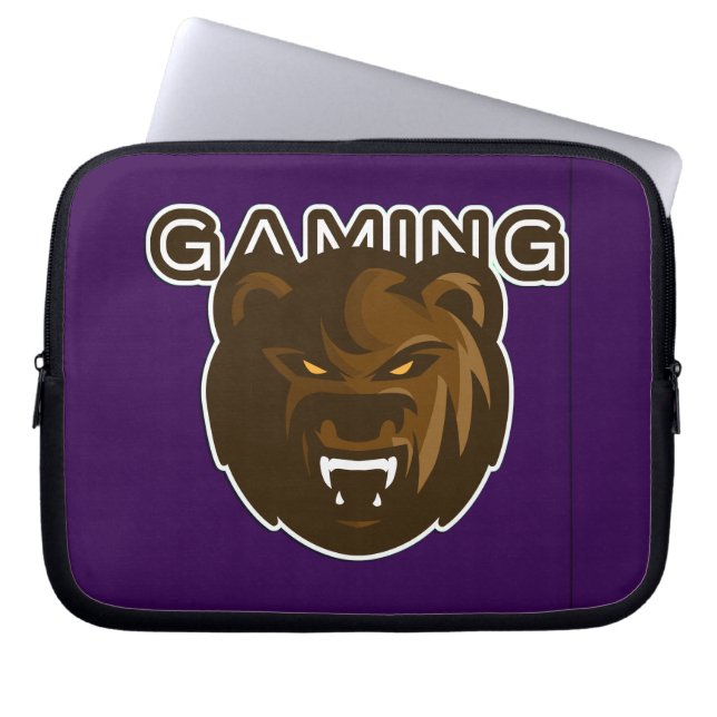 Gaming Face Laptop Sleeve (Front)