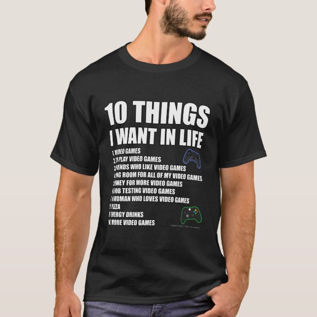 Gaming For Video Game Novelty T-Shirt (Front)