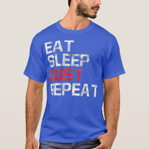 Gaming Funny Meme EAT SLEEP RAID REPEAT Game T-Shirt