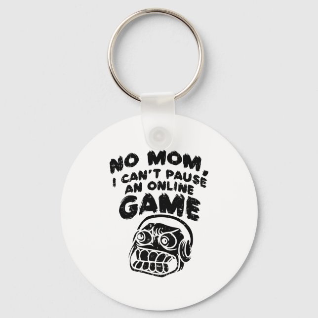 Gaming Gambling Gift Key Ring (Front)