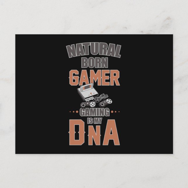 Gaming Game Gamer Video Game Console Gift Idea Postcard (Front)