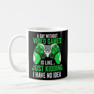 Gaming Gamer A Day Without Video Games Christmas Coffee Mug
