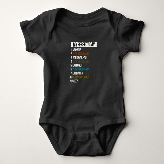 Gaming Gamer Console funny quote gift idea Baby Bodysuit (Front)