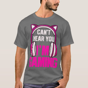 Gaming Gamer Girl Headphone T-Shirt